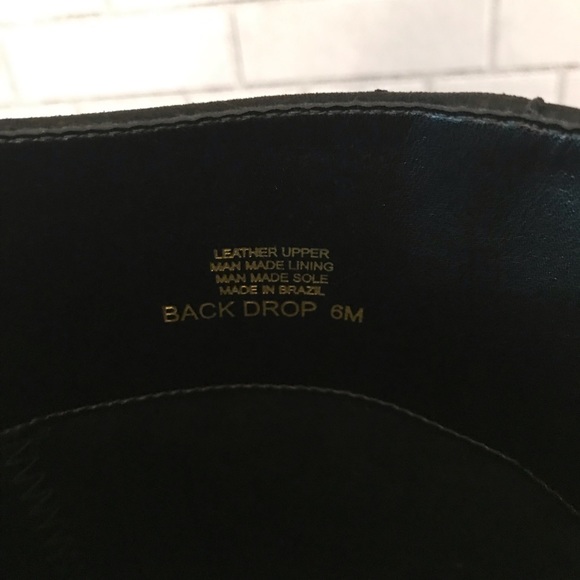 Gianni Bini “Back Drop” fringe black suede boots - Picture 4 of 8